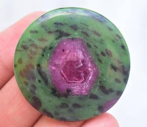 Piedra Preciosa de Zoisita Rosa Natural en Forma de Cabujón, 20-55mm, Precio al por Mayor para Decoración de Uñas - Product Image 1