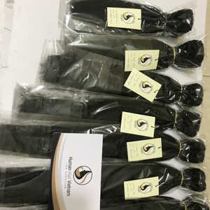 2022 nouvelle Arrivée Non Transformés Cheveux Cuticules Alignés Vierge Remy Cheveux Gros 12 - 30 icnh Double Drawn Cheveux Raides Bundle - Product Image 5