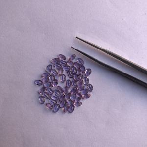 3mm 5mm Améthyste violette naturelle Pierre ovale à facettes en vrac pour la fabrication de bijoux Collier Pendentif en ligne Alibaba Regular - Product Image 1