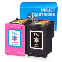 Uniplus — cartouche d'encre pour imprimante HP, cartouche de recharge pour appareil d'impression, couleur noire, 67xl, 3YM57AA, 3YM58AA, pour HP67 HP Deskjet