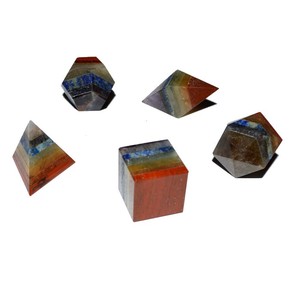 Mejor valor del juego de geometría unida a Chakra: Juego de geometría unida a Chakra a la venta piedras curativas naturales - Product Image 1
