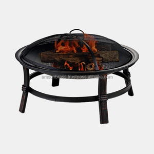 Metal Pure Copper Fire Bowl Garden Outdoor Heater Classic Fire Pit Manufacturer High Quality House Shaped - Product Image 1