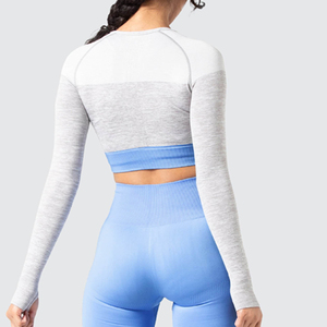 Top Deportivo Corto de Nuevo Estilo para Mujer, 100% Algodón, para Hacer Ejercicio - Product Image 5