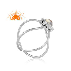 Solid 925 Fine <b>Silver</b> Antique Handmade <b>Ring</b> Natural Round Cut Ethiopian <b>Opal</b> Gemstone <b>Ring</b> Jewelry Manufacturer - Product Image 2