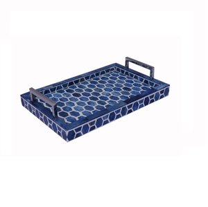 Bandeja para servir incrustada, mopa decorativa - Product Image 1