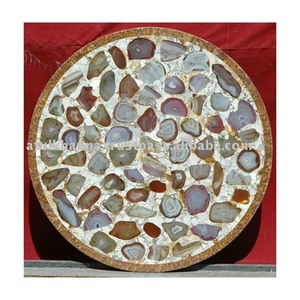 Piedra de ágata Natural mesa para decorativo - Product Image 1