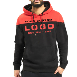 Sudadera con capucha para hombre, de estilo urbano, de gran tamaño, bordado personalizado, transpirable - Product Image 1