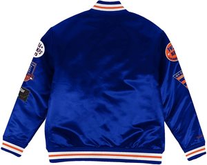 Chaqueta Varsity de Satén Sublimada con Logotipo en Relieve, Impresión Digital, Cuello Alto, Diseño Personalizado, Superventas de Invierno - Product Image 4