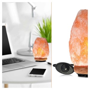 IMPEX PAKISTAN vente en gros purificateur de lampe au sel rose de l'Himalaya 100% socle en bois de qualité pure sculpté à la main logo personnalisé emballage personnalisé - Product Image 6