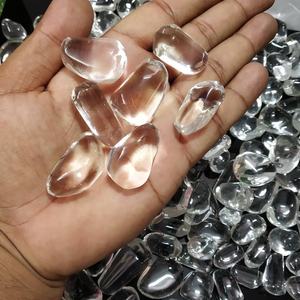 Meilleure vente de haute qualité dégringolé cristal clair Quartz pierre semi-précieuse naturelle pour Feng Shui Reiki guérison amour Souvenirs - Product Image 2