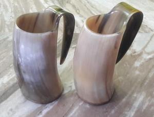 Alta calidad Animal pulido estilo religioso beber cuerno vikingo taza mejor precio exportación calidad India caliente artesanía Natural - Product Image 2