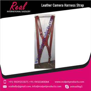 High Quality Brown Genuine Leather <b>Camera</b> Straps Ready for Export in Bulk Quantity - Product Image 2