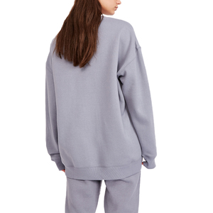 Premium Quality Full Sleeve Crew Neck Solid Streetwear Clothing Women Custom Sweatshirt Long Sleeve hood - Product Image 6