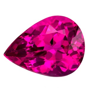 10X15mm corte de pera turmalina Rosa natural precio al por mayor alta calidad facetado piedra preciosa suelta turmalina natural IGI - Product Image 1