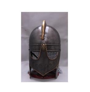 Casque en armure médiéval Antique Valsgrade, Style solide, portable, fait à la main, avec chaîne, pour Halloween - Product Image 1