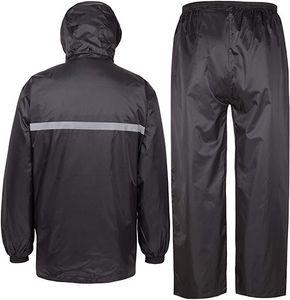 Blue <b>Rain</b> Suit Polyester PVC Waterproof <b>Rain</b> <b>Jacket</b> With Pant Hooded Raincoat Wholesale for Fishing Golf Equipment - Product Image 4