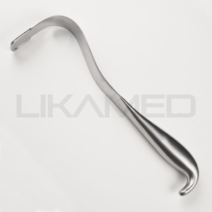LIKAMED Harrington Splanchnic Retractor Hoja flexible Extremo ligeramente en forma de corazón Alemán Inoxidable - Product Image 6