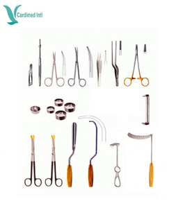 ชุดเครื่องมือผ่าตัดสแตนเลสเยอรมัน MAMMAPLASTY พร้อมมีดพื้นฐาน รับประกัน 1 ปี จากเมืองเซียลคอต ประเทศปากีสถาน - Product Image 1