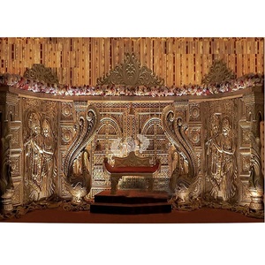 Scène de mariage indienne en Krishna, Style Rajwada, Grand spectacle de luxe, scène intérieure tendance, grosse, - Product Image 1