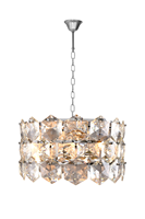 Lustre LED suspendu en cristal K9 au design moderne, produit de luxe, luminaire décoratif d'intérieur, idéal pour une salle à manger