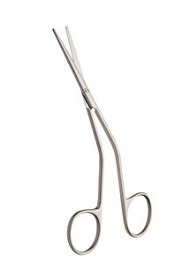 Fomon-Tijeras dentales quirúrgicas, punta afilada, Dorsal Angular, 14 cm, acero inoxidable, curvado, certificado CE ISO - Product Image 3