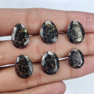 Piedras preciosas sueltas semipreciosas de cobre y shungita natural rosecut al por mayor para la fabricación de joyas - Product Image 1