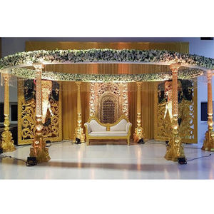 Adorable boda del Sur redondo Mandapam grande y hermoso Mandap boda venta al por mayor redondo boda Mandap decoración configuración Australia - Product Image 1