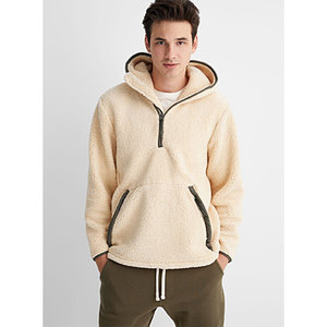 Sudadera con capucha de algodón para hombre, prenda deportiva masculina con forro polar y cremallera cálida, a precio de fábrica y servicio personalizado, venta al por mayor - Product Image 1