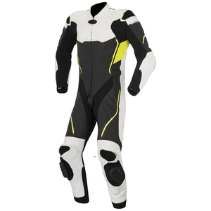 Costumes de moto multicolores en cuir de vache personnalisés/vêtements de moto professionnels en cuir de haute qualité pour hommes - Product Image 1