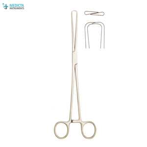 Luer-Pinzas Vulsellum de 24cm, 1 caja de dientes, instrumentos de ginecológicos de alta calidad - Product Image 4
