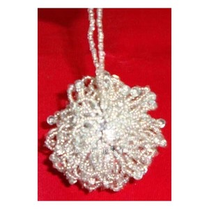 Handmade Beaded Christmas Decorations - Product Image 1