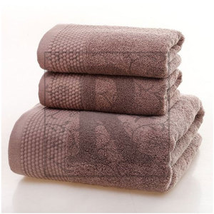 100% coton uni éponge serviette de bain haute qualité tissé Dobby carré adultes hôtel sport imprimé conception haute couleur noël - Product Image 2