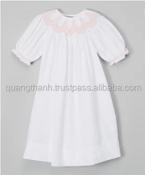 Hand smocked girl dress