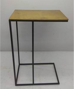 Ensemble de 2 tables rectangulaires en métal avec plateau en verre pour la décoration intérieure et le salon noir tables décoratives élégantes - Product Image 2