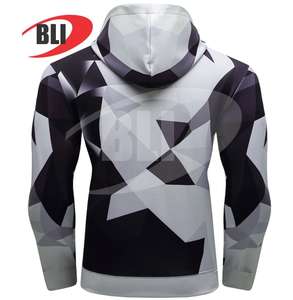 Sweat à capuche en molleton de coton et polyester de haute qualité, impression par sublimation intégrale, sweat à capuche personnalisé, sweat à capuche tendance pour hommes - Product Image 2