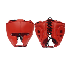 Étiquette personnalisée d'acheteur en cuir de vache protège-tête casque protège-tête de boxe pour l'entraînement à bas prix - Product Image 3