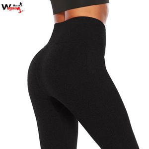 Leggings de yoga pour femmes, taille haute, vintage, tissés, respirants, grande taille, fabriqués en polyester - Product Image 3