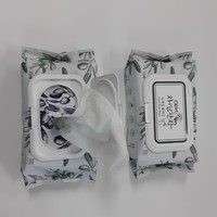Lingette humide de corée, 1 pièce de lavage à la main d'olive naturelle, 72 feuilles de nettoyage de Surface, contient de l'éthanol légumes