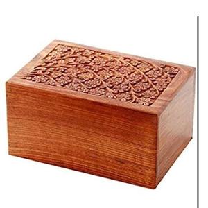 Wood Design Carved Wooden <b>Urn</b> for Adult <b>Pet</b> - Product Image 1