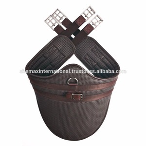 Shemax 2023 más vendido personalizado al por mayor Waffle Stud Girth/Guard equipo de equitación ecuestre de alta calidad en negro o marrón - Product Image 5