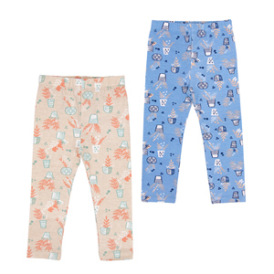 Autunno bambino stampa floreale in poliestere/cotone morbido asciugatura rapida traspirante Legging per bambini pantaloni per la casa <span class=keywords><strong>pigiama</strong></span> per <span class=keywords><strong>bambine</strong></span> - Product Image 6