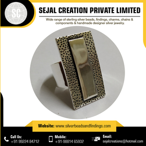 Vintage New 925 Sterling Silver Tribal Jewelry Rings Shell incrusté de chiffres motif pour mariage et anniversaire - Product Image 5