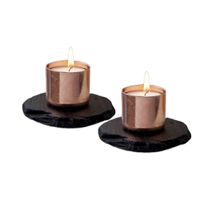Copper <b>Candle</b> Container with <b>Marble</b> Base Superior Quality Handmade Eco-Friendly Customized Logo & Shape Valentine's Day Set Two - Product Image 1