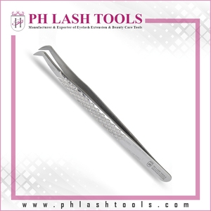 Pinzas de extensión de pestañas de alta calidad, diseño de corte de diamante, herramientas de aplicación de pestañas postizas, gran oferta, herramientas de maquillaje - Product Image 5