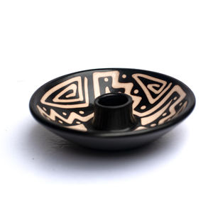 Palo santo quemador de cerámica, soporte hecho a mano, Chulucanas, Perú - Product Image 4