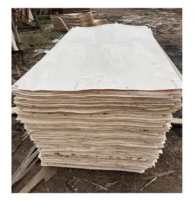 Finition en caoutchouc de qualité A 100% noyau, facettes en bois, Face en caoutchouc, pour la fabrication de meubles en contreplaqué du Vietnam