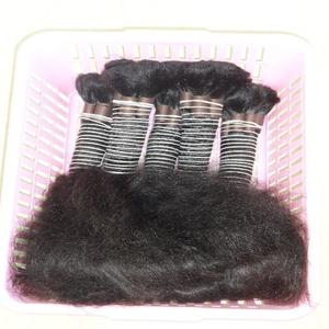 Extensiones de cabello humano indio sin procesar, la mejor calidad, Remy, cutícula virgen, Natural - Product Image 1