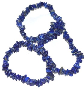 Buy Online Lapis Lazuli Chips <b>Bracelets</b> : Lapis Lazuli Chips <b>Bracelets</b> for Sale - Product Image 1