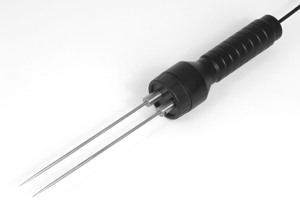 Humidimètre numérique du sol avec capteur à aiguille et LED couleur |   Gamme 0-80% et 99 mémoires pour l'agriculture, les jardins et les plantes (OEM) - Product Image 2