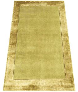 Alfombras de diseño I Trendy para sala de estar, tapete de lana de bambú de lana, para decoración moderna de dormitorio, para adultos, QNS abstracto - Product Image 5